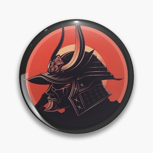 Artikelvorschau, Abstrakter Samurai-Helm: Künstlerisches Kabuto mit Sonnenuntergangshintergrund entworfen und verkauft von ShogunStyle.