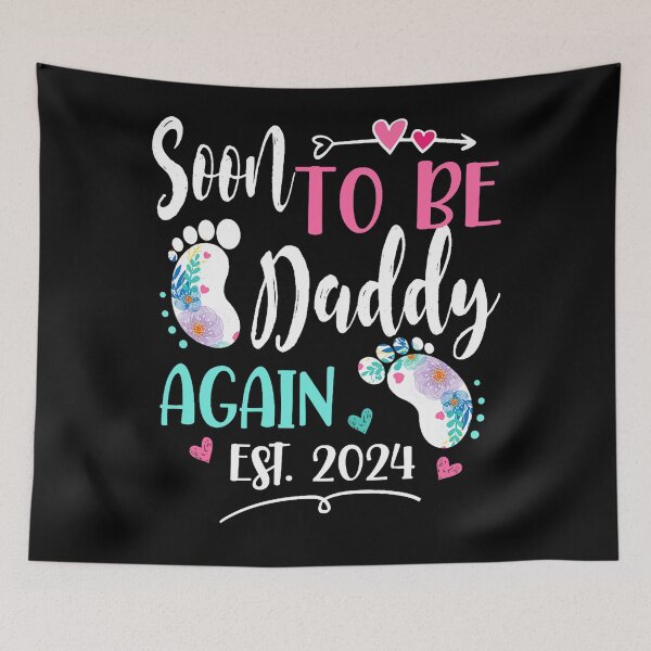 Item preview, Mens Soon to be Daddy Again 2024 Mother's Day designed and sold by SpeedyPrints.
