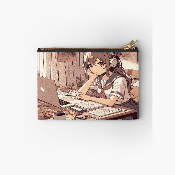 Item preview, Anime Girl Desk Mat designed and sold by KitonicTees.
