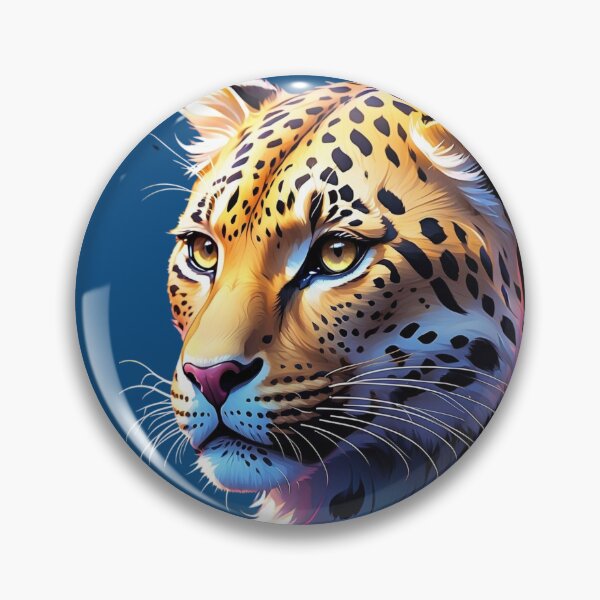 Item preview, Spectral Splendor: A Leopard's Radiant Elegance in the Electromagnetic Realm designed and sold by PING 999 STUDIO.