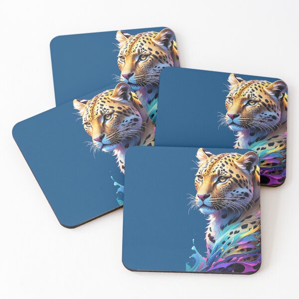 Item preview, Spectral Splendor: A Leopard's Radiant Elegance in the Electromagnetic Realm designed and sold by RvinJo8.