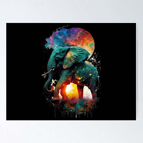 Item preview, African Elephant Safari Lover - Landscape Silhouette designed and sold by Merigold.