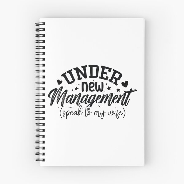 Item preview, Under New Management Speak To My Wife designed and sold by Artifylab.