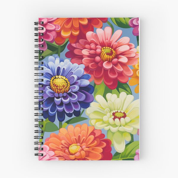 Item preview, Zinnia Tile 08: Rainbow Smiles in a Field of Daisy Dandelions and Sunshine of Nature's Confetti Party designed and sold by TheBrainArt.