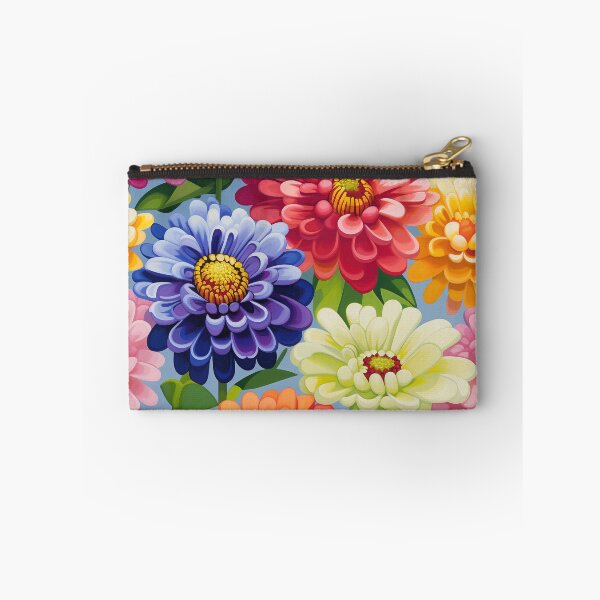 Item preview, Zinnia Tile 08: Rainbow Smiles in a Field of Daisy Dandelions and Sunshine of Nature's Confetti Party designed and sold by TheBrainArt.