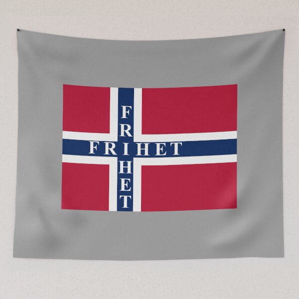 Item preview, Norwegian National Freedom Flag (det norske nasjonale 'frihetsflagget') designed and sold by JonathanR1994.