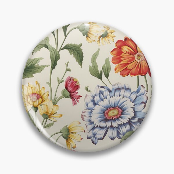 Item preview, Zinnia Tile 09: Rainbow Smiles in a Field of Daisy Dandelions and Sunshine of Nature's Confetti Party designed and sold by TheBrainArt.
