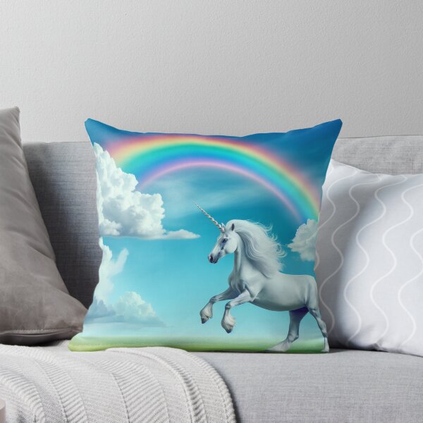 Item preview, Rainbow Dance: Unicorn and Clouds designed and sold by yodabi.