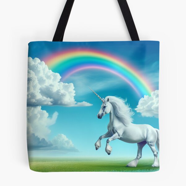 Item preview, Rainbow Dance: Unicorn and Clouds designed and sold by yodabi.