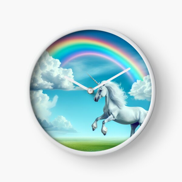 Item preview, Rainbow Dance: Unicorn and Clouds designed and sold by yodabi.