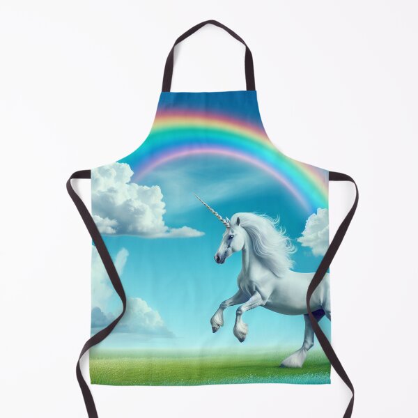 Item preview, Rainbow Dance: Unicorn and Clouds designed and sold by yodabi.
