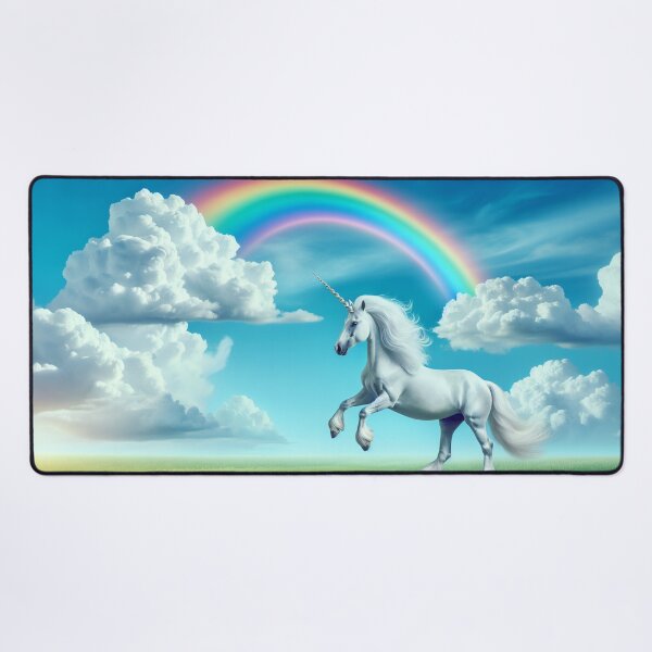 Item preview, Rainbow Dance: Unicorn and Clouds designed and sold by yodabi.