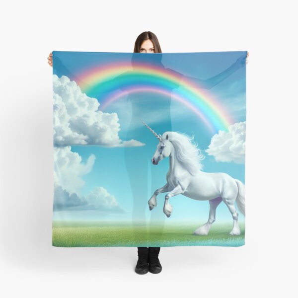 Item preview, Rainbow Dance: Unicorn and Clouds designed and sold by yodabi.