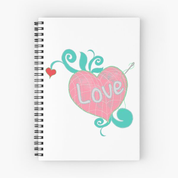 Item preview, Stitches of Love Heart Applique Artwork designed and sold by creativebeeshop.