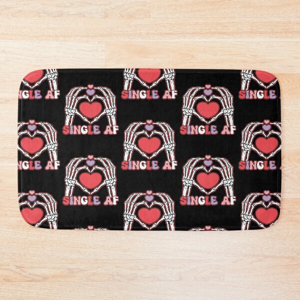 Item preview, Single Af Skeleton Hands Valentines Day  designed and sold by WoodburyLake.