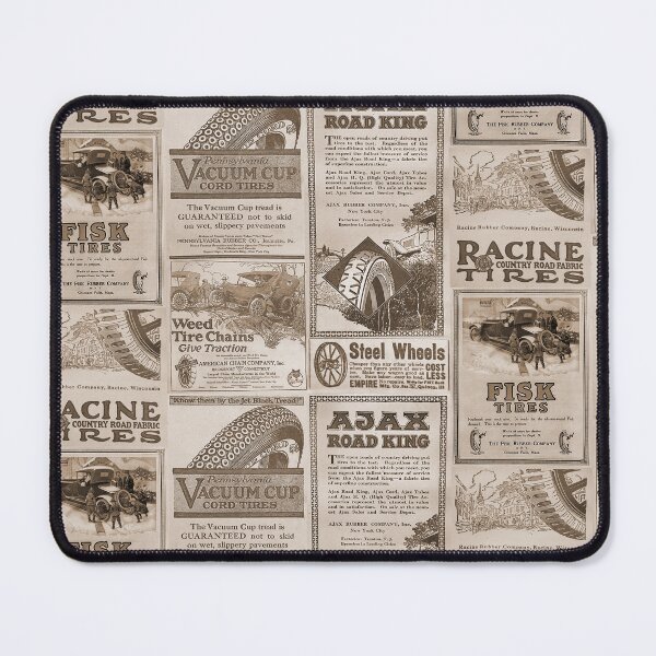 Item preview, Vintage 1920s Newspaper Tire Advertisements designed and sold by VintageStyle.