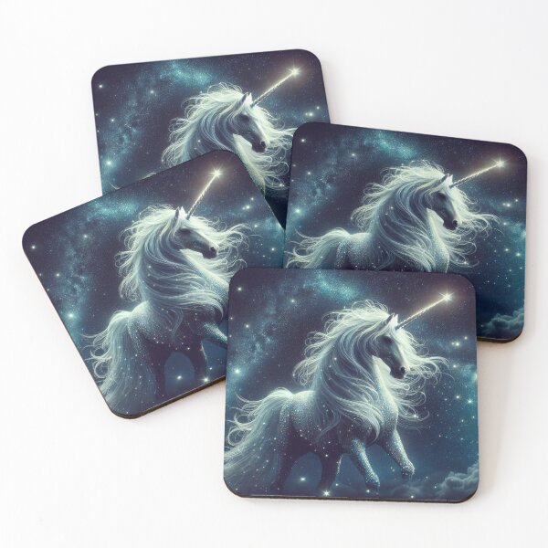Item preview, Unicorn Under the Night Sky designed and sold by yodabi.