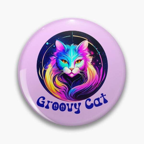 Item preview, Groovy Cat 2 designed and sold by DigitalandPhoto.