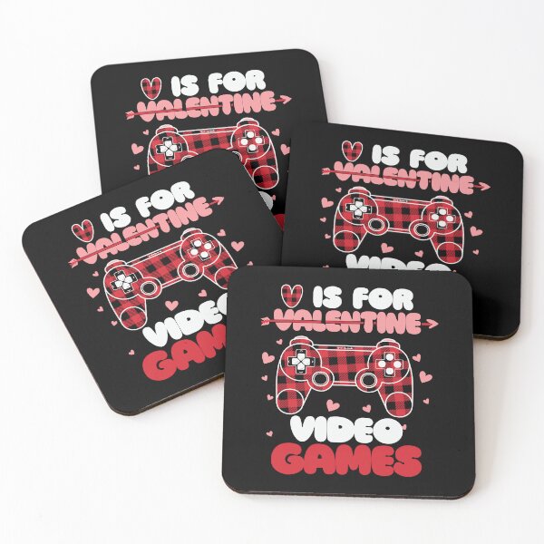 Item preview, Copy of V Is For Video Games Funny Valentines Day Gamer designed and sold by RadekArt.