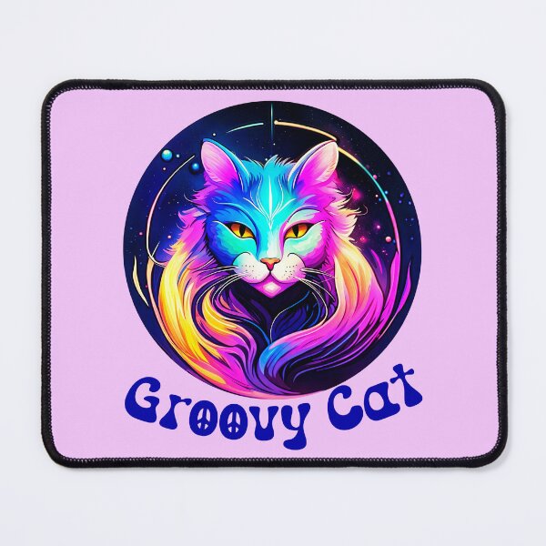Item preview, Groovy Cat 2 designed and sold by DigitalandPhoto.