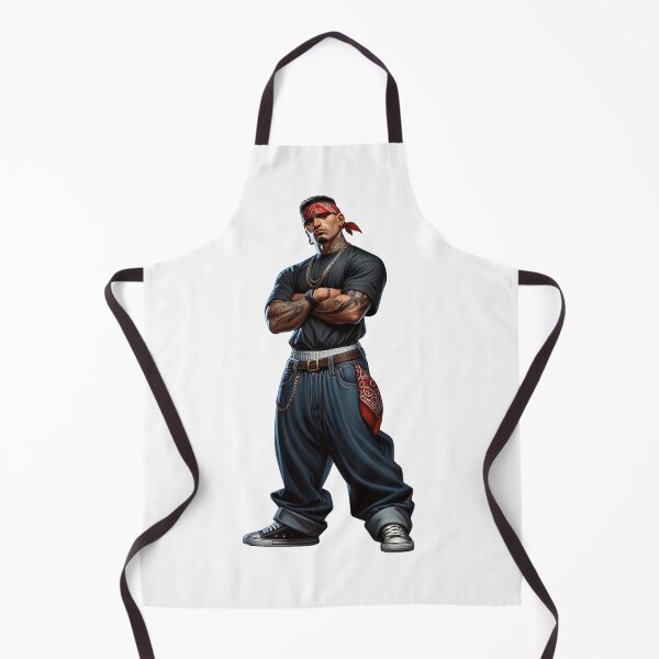 Item preview, Gangster from LA Wearing Baggy Pants and a Red Flag designed and sold by kylmllr101684.