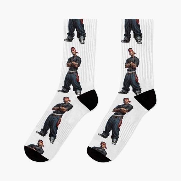 Item preview, Gangster from LA Wearing Baggy Pants and a Red Flag designed and sold by kylmllr101684.