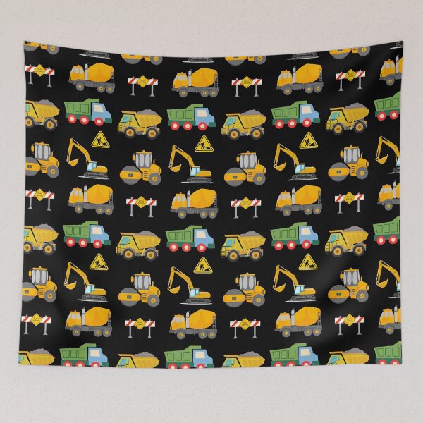 Item preview, Construction Trucks Kids designed and sold by ZingZest.