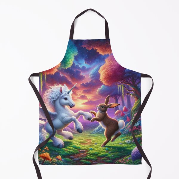 Item preview, Forest Playmates: Unicorn and Rabbit designed and sold by yodabi.
