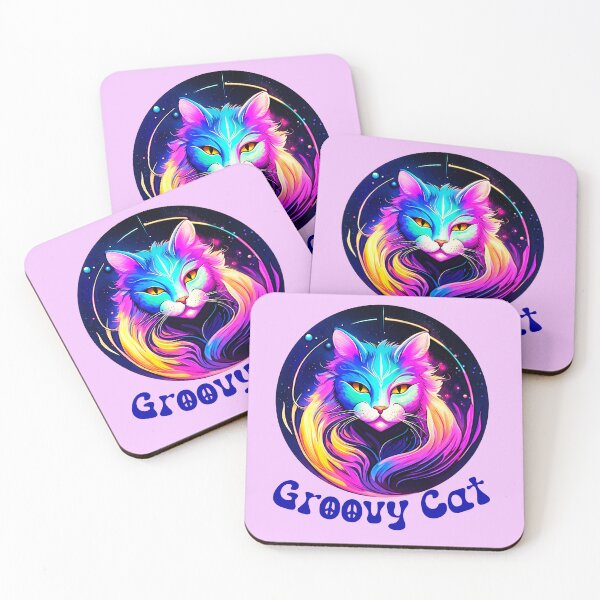 Item preview, Groovy Cat 2 designed and sold by DigitalandPhoto.