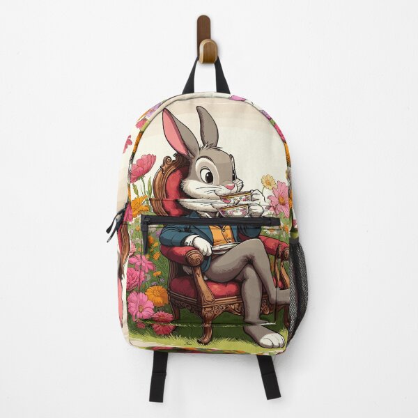Item preview, Tea Garden Whimsy: Bunny in Old Cartoon Fashion designed and sold by Artaverse.