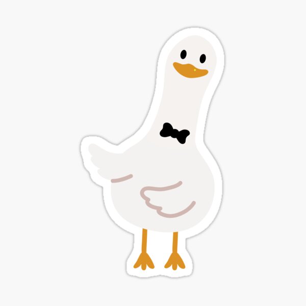 Aperçu de l'œuvre Blague sur l'oie, cadeau pour les amoureux des animaux Canard sans titre créée et vendue par bra47.