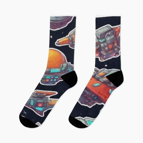 Item preview, SPACESHIP PATTERN designed and sold by Catfighter.