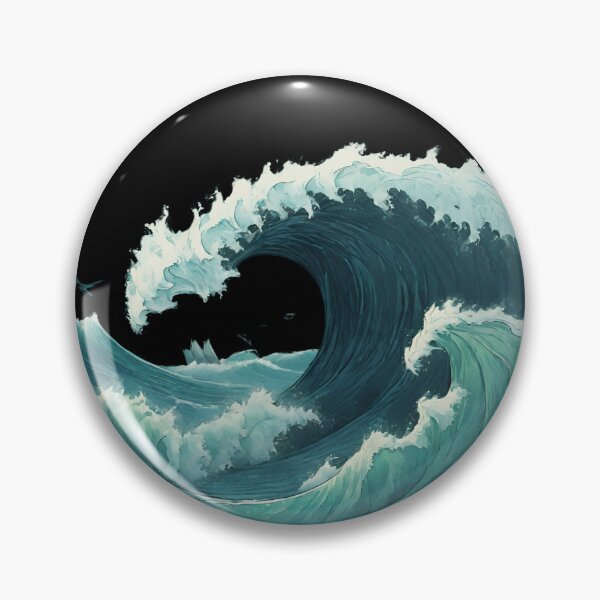 Item preview, Transformative Ocean Conservation Wave Art designed and sold by ChicTrendz.