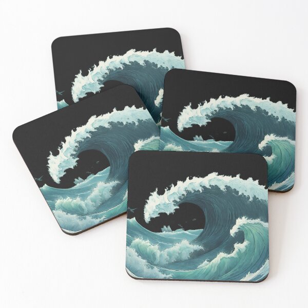 Item preview, Transformative Ocean Conservation Wave Art designed and sold by ChicTrendz.