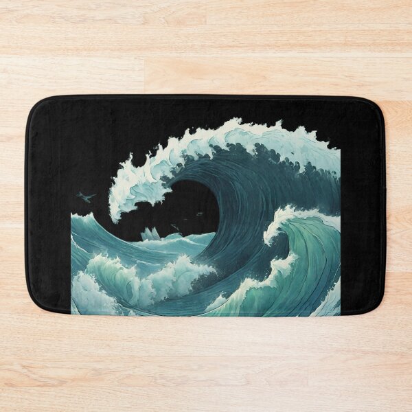 Item preview, Transformative Ocean Conservation Wave Art designed and sold by ChicTrendz.