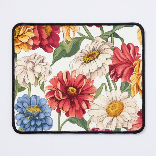 Item preview, Zinnia Tile 12: Rainbow Smiles in a Field of Daisy Dandelions and Sunshine of Nature's Confetti Party designed and sold by TheBrainArt.