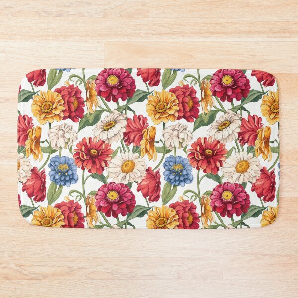 Item preview, Zinnia Tile 12: Rainbow Smiles in a Field of Daisy Dandelions and Sunshine of Nature's Confetti Party designed and sold by TheBrainArt.