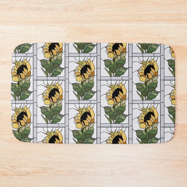 Item preview, Sunflower stained glass window  designed and sold by AbigailHerman.