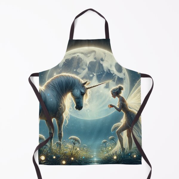 Item preview, Moonlit Magic: Unicorn and Fairy designed and sold by yodabi.