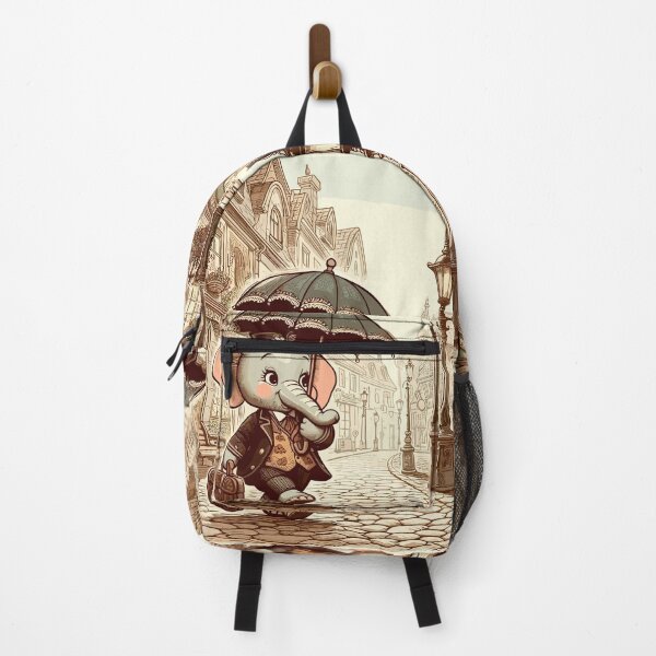 Item preview, Charming Streets: Vintage-Style Elephant Adventure designed and sold by Artaverse.