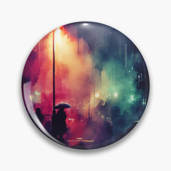 Item preview, Neo Noir Vintage Streetlight [Watercolor] designed and sold by RESToRAPTOR.