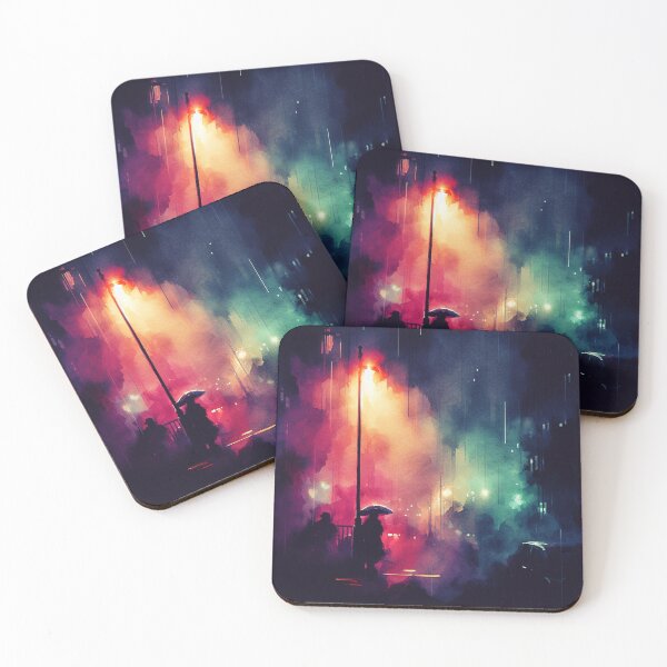 Item preview, Neo Noir Vintage Streetlight [Watercolor] designed and sold by RESToRAPTOR.