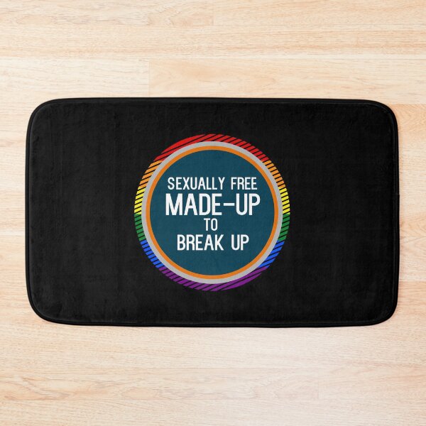 Item preview, Made up to Break Up - LGBTQ - Inspired Song Lyric Sticker  designed and sold by SlickCity.