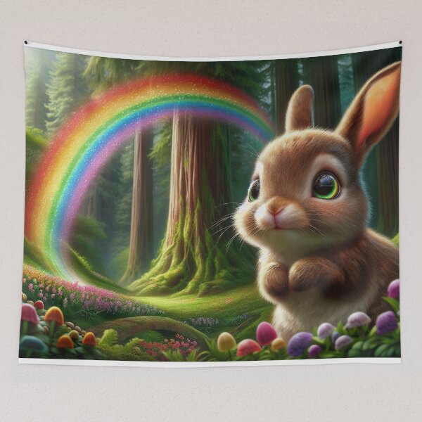 Item preview, Little Explorer Rabbit and the Rainbow Treasure designed and sold by yodabi.