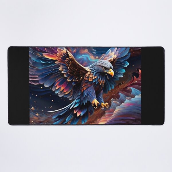 Item preview, Majestic Eagle in Gravitational waves of the cosmos designed and sold by Swingfroglet.
