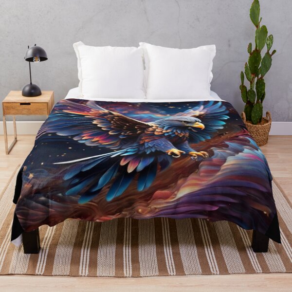 Item preview, Majestic Eagle in Gravitational waves of the cosmos designed and sold by Swingfroglet.