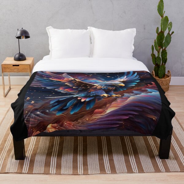 Item preview, Majestic Eagle in Gravitational waves of the cosmos designed and sold by Swingfroglet.