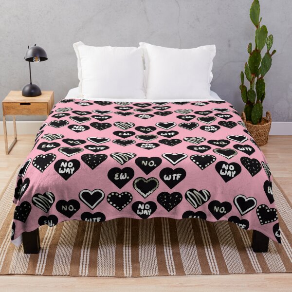Item preview, Bad Hearts in Black (Soft Pink) designed and sold by BLAAAAASK.