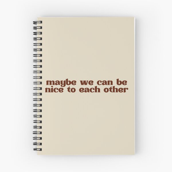 Item preview, Maybe we can be nice to each other brown designed and sold by Pink Ribbon.