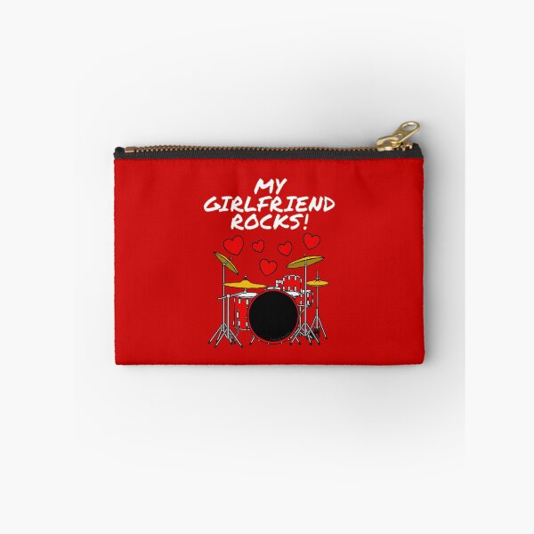 Item preview, My Girlfriend Rocks Drums Drummer Valentines Anniversary designed and sold by doodlerob.